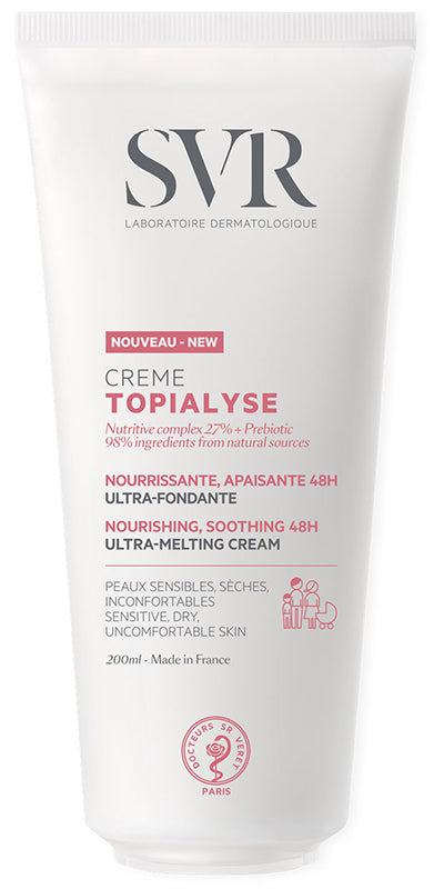 TOPIALYSE CREME NOURISHING SOOTHING 48H ULTRA MELTING PELLE SECCA E SENSIBILE 200 ML