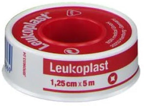CEROTTO CHIRURGICO IN ROCCHETTO LEUKOPLAST PELLE 1,25X500 CM