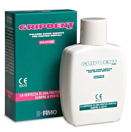 GRIPDENT PLUS POLVERE SUPER ADESIVA PER PROTESI DENTALI 40 G