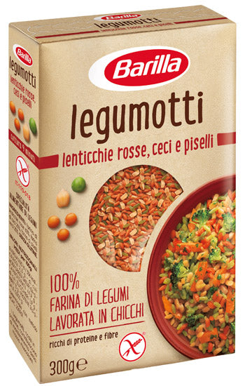 BARILLA LEGUMOTTI LENTICCHIE ROSSE CECI PISELLI 300 G