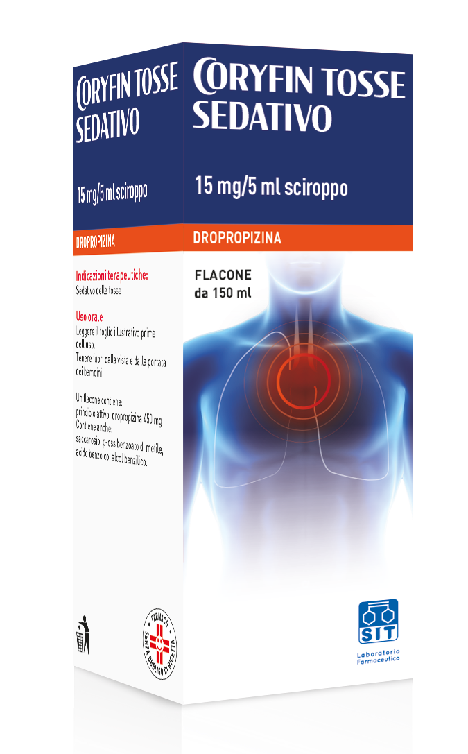 CORYFIN TOSSE SE*150ML15MG/5ML