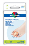 MASTER-AID FOOTCARE ELASTICATED GEL TUBULAR PROTECTION LARGE 7.5 CM 20 MM 2 PIECES C5