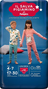 PANNOLINO PAMPERS BABYCARE SALVAPIGIAMINO S/M 10 PEZZI