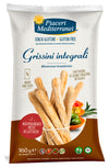 PIACERI MEDITERRANEI WHOLE WHEAT BREADSTICKS 160 G