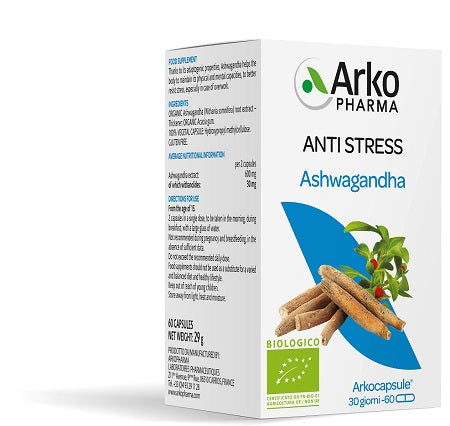 ARKOCPS ASHWAGANDHA ORGANIC 60 CAPSULES