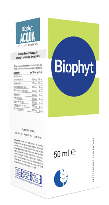 BIOPHYT ACQUA 50 ML SOLUZIONE IDROALCOLICA