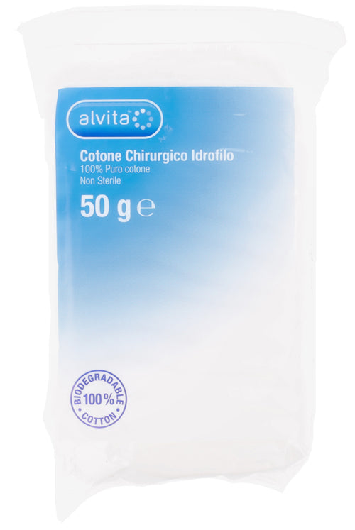 COTONE CHIRURGICO IDROFILO ALVITA 100% PURO COTONE 50 G