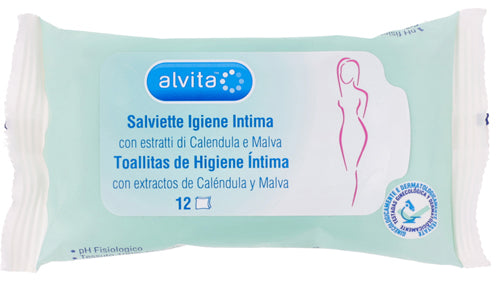 ALVITA SALVIETTE IGIENE INTIMA 12 PEZZI