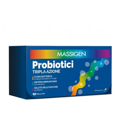 MASSIGEN PROBIOTICI 10 FLACONCINI X 8 ML PREZZO PIENO