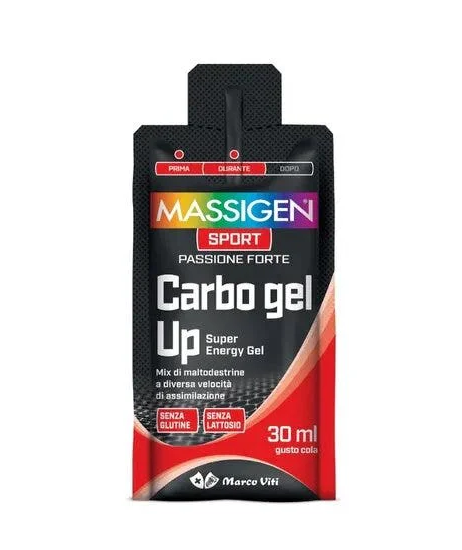 MASSIGEN SPORT CARBO GEL UP 30 PEZZI DA 30 ML