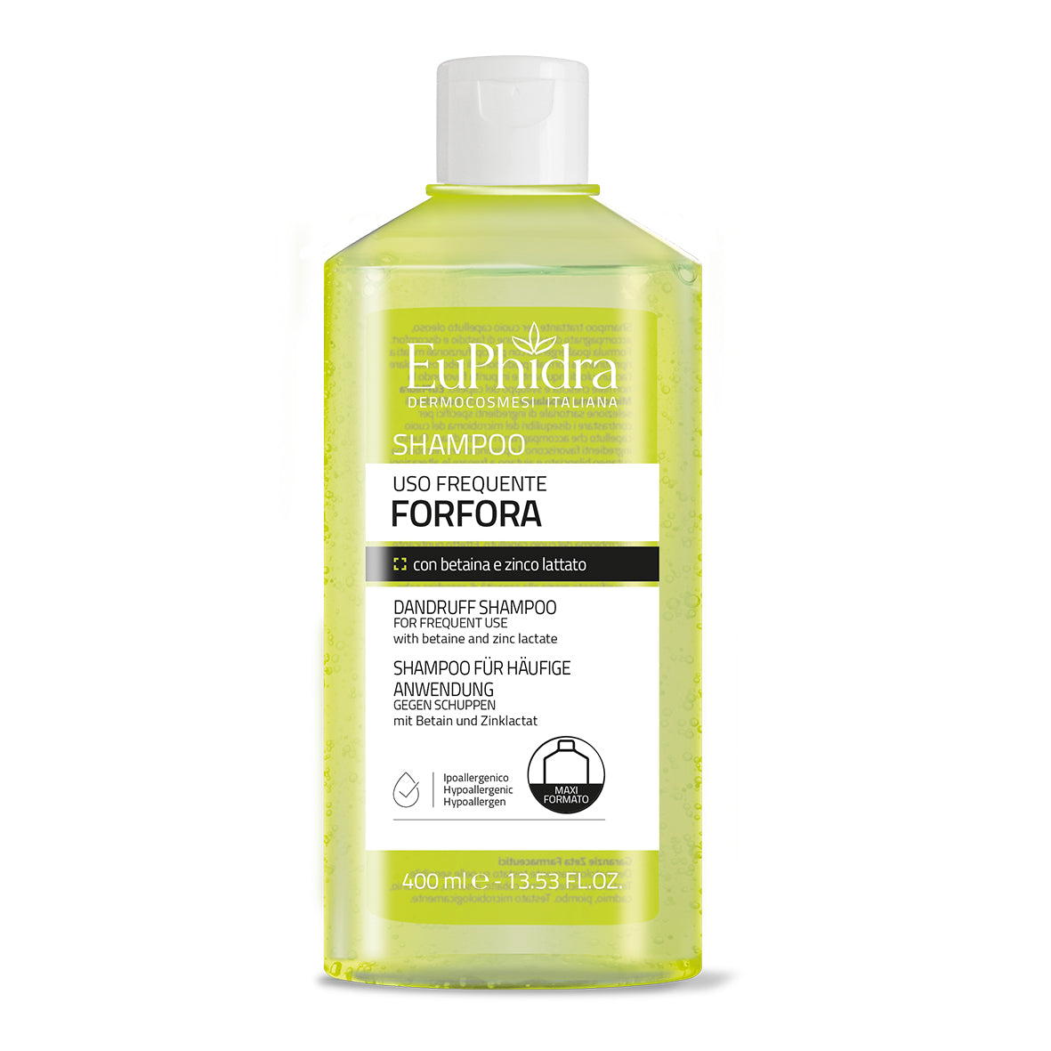 EUPHIDRA SHAMPOO USO FREQUENTE FORFORA 400 ML