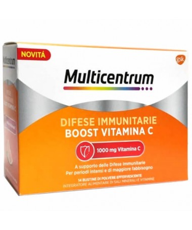 MULTICENTRUM DIFESE IMMUNITARIE BOOST VITAMINA C 28 BUSTINE