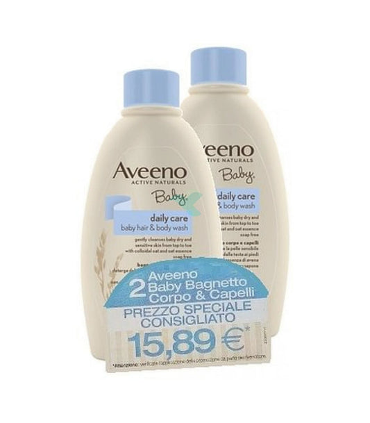 AVEENO BABY BAGNETTO TESTA PIEDI 250 ML BUNDLE