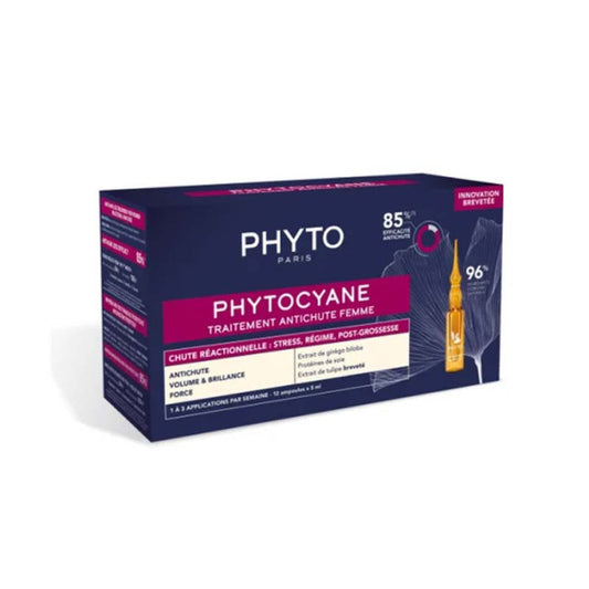 PHYTOCYANE FIALE DONNA CADURA TEMPORANEA 12 FIALE DA 5 ML