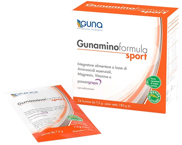 GUNAMINOFORMULA SPORT 24 BUSTE 180 G