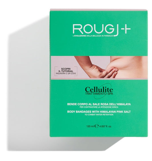 ROUGJ CELLULITE TRATTAMENTO SPA BENDE CORPO AL SALE ROSA DELL'HIMALAYA 2 PEZZI 120 ML