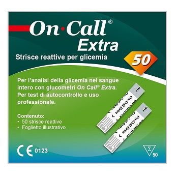 ON CALL EXTRA STRISCE GLICEMIA 50 PEZZI