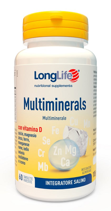 LONGLIFE MULTIMINERALS 60 TAVOLETTE RIVESTITE