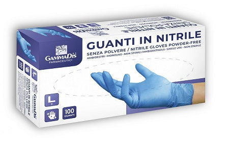 GUANTI NITRILE SENZA POLVERE SMALL 100 PEZZI