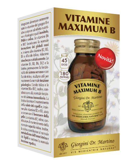 VITAMINE MAXIMUM B 180 PASTIGLIE