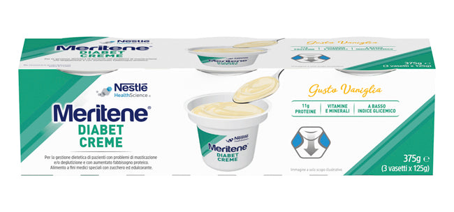 MERITENE DIABET CREME VANIGLIA 3 X 125 G