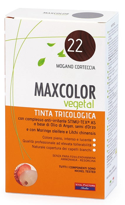 MAX COLOR VEGETAL 22 TINTURA 140 ML