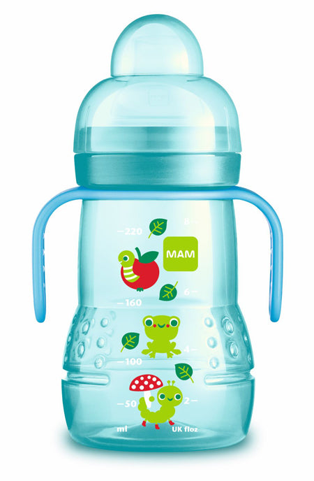 MAM TRAINER 220 ML 4+ BECCUCCIO SOFT SILICONE NEUTRO