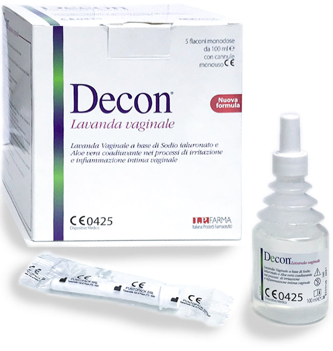 DECON LAVANDA VAGINALE 5 FLACONI DA 100 ML