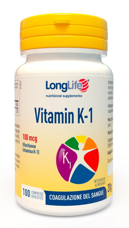 LONGLIFE VITAMIN K 100MCG 100 COMPRESSE RIVESTITE
