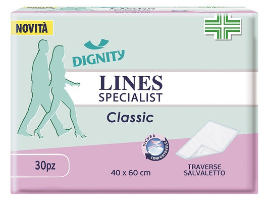 TRAVERSA PER INCONTINENZA LINES SPECIALIST CLASSIC 40X60 CM 30 PEZZI
