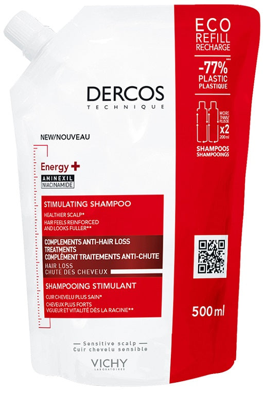 DERCOS ECO RICARICA ENERGIZZANTE 500 ML