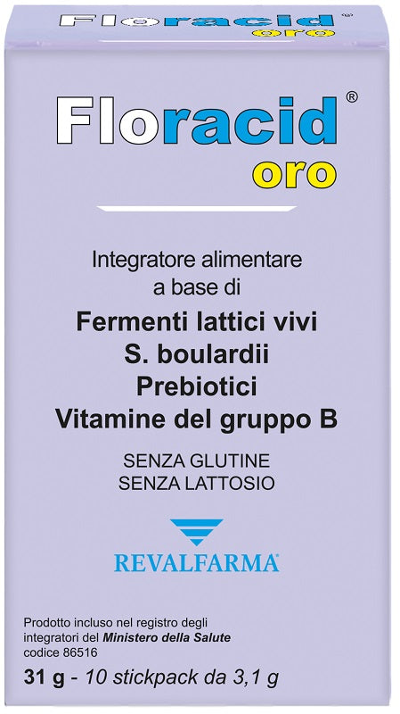 FLORACID OROSOLUBILE 10 STICKPACK