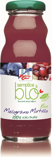 FSC SEMPLICE&BIO MELA MELOGRANO MIRTILLO BIO SENZA ZUCCHERI AGGIUNTI 200 ML