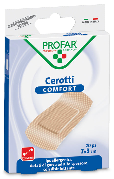 CEROTTO COMFORT GRANDE 7X3 CM 20 PEZZI PROFAR