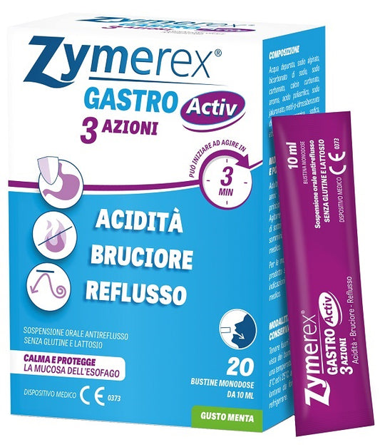 ZYMEREX GASTRO ACTIV 20 SACHETS OF 10 ML