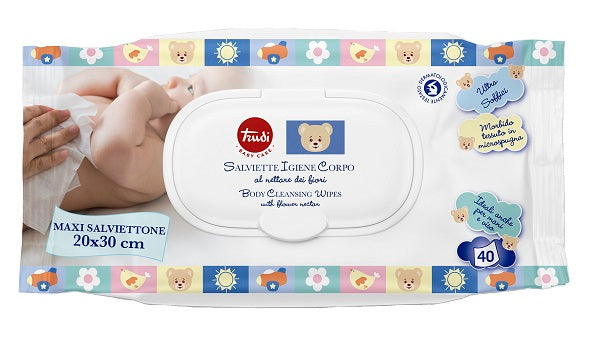 TRUDI BABY CARE SALVIETTINE IGIENE CORPO 40 PEZZI