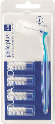 CURAPROX CPS PERIO CPS 410 WITH 5 INTERDENTAL BRUSHES + HOLDER