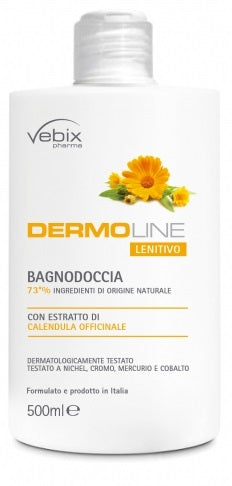 VEBIX DERMOLINE CALENDULA SHOWER GEL 500 ML