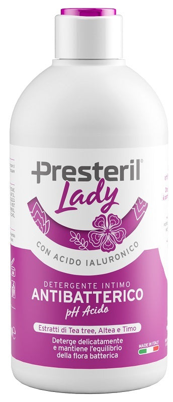 LADY PRESTERIL ANTIBACTERIAL INTIMATE WASH / ACID PH 500 ML