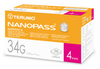 AGO PER PENNA DA INSULINA NANOPASS 34 GAUGE LUNGHEZZA 4 MM 100 PEZZI