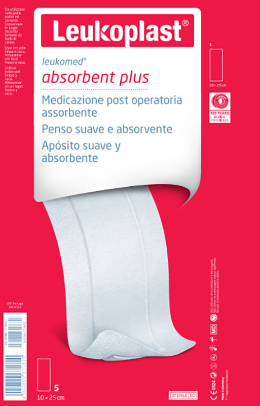 LEUKOMED MEDICAZIONE POST-OPERATORIA IN TESSUTO NON TESSUTO 10 X 25 CM