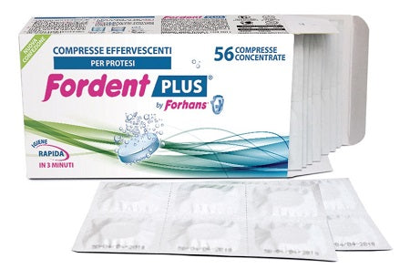 FORDENT PLUS 56 CONCENTRATED TABLETS FOR DENTURES AND ORTHODONTIC APPLIANCES