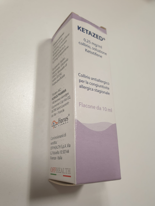 KETAZED*COLL FL 10ML 0,25MG/ML