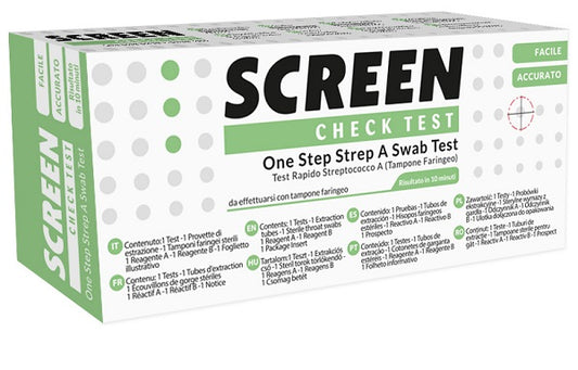 STREP A ANTIGEN HOME TEST DETERMINAZIONE QUALITATIVA ANTIGENI STREPTOCOCCO A DA TAMPONE FARINGEO