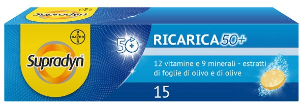 SUPRADYN RICARICA 50+ 15 COMPRESSE EFFERVESCENTI