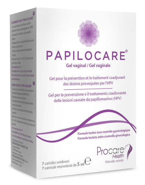 PAPILOCARE VAGINAL GEL 7 SINGLE-DOSE APPLICATORS X 5 ML