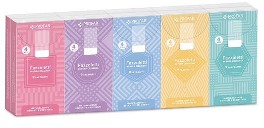 PROFAR FAZZOLETTI 10X9 CM 4 VELI 10 PACCHETTI