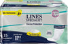 PANNOLONE PER INCONTINENZA LINES SPECIALIST DERMA SAGOMATO ANATOMICO SUPER PLUS 15 PEZZI