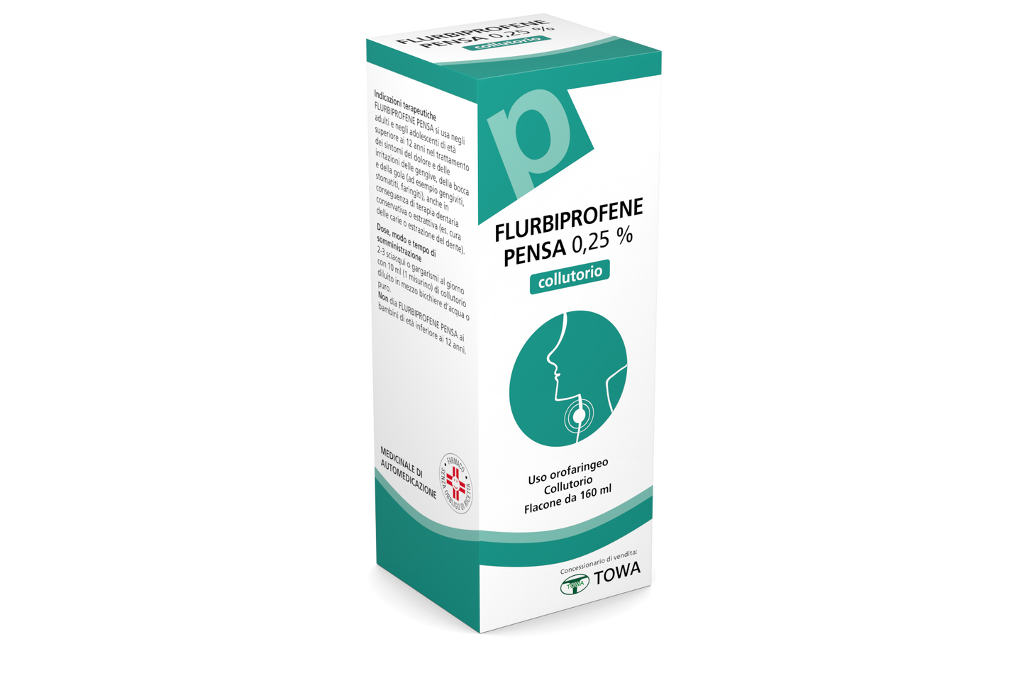 FLURBIPROFENE PE*COLLUT 160ML