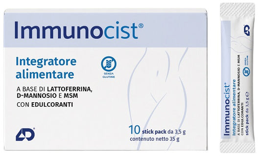 IMMUNOCIST 10 STICK PACKS OF 3.5 G WITH SWEETENERS GLUTEN-FREE